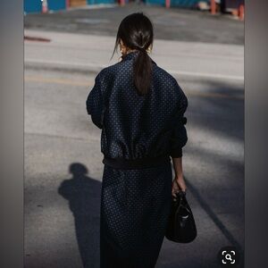 Jacquard Bomber Jacket & skirt - Kyuul LA